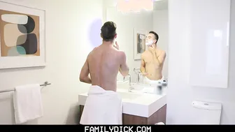 Step-Dad's Hot Twink Gets Intimate Facial Treatment