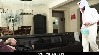 KINKY STEP DAD'S SEX ED - Teen Girl Learns About Sex From Her Stepsister
