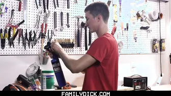 Tough Love For His Little Boy Chp 1: Dads Tool Bench
