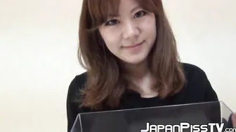 Beautiful Japanese babes peeing and having fun