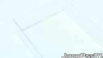 Beautiful Japanese babes peeing and having fun