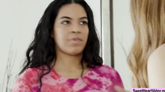 Latina teen licks her hot roommate