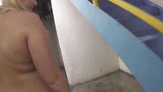 cute amateur big ass blonde teen fucks stranger for cash pov