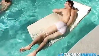 Buddy porn video – Homos dont need to take their undies off to beat off