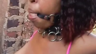 Bondage Dungeon Orgy with Big-Titted Black Girls