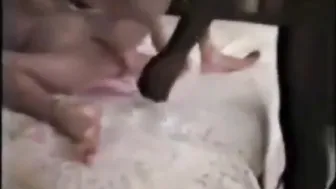 Older wife get creampied by bbc while cuckold recording