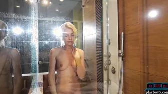 Sexy Canadian blonde Katie Jean solo