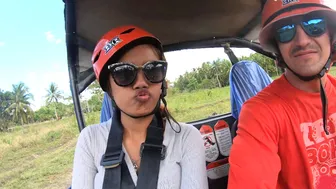 Amateur Thai GF oral sex after buggy fun
