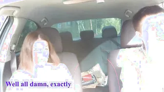 Deep Throat inside taxi Russian MILF womans reaction to harassment (Alina Tumanova)