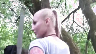 Vulgar hoe gets banged public inside point of view