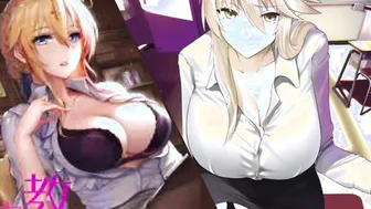 Professor's Lustful Fantasies Fulfilled with Student in Role Play Scenario