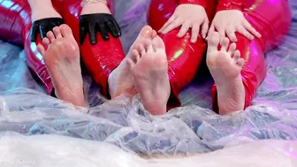 Foot Domination - BDSM Lesbians Foot Fetish Play in HD