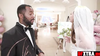 Petite bride group fucked before wedding