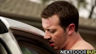 Mark plunging his massive cock deep within Brenners ass