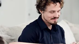 Maria Kazi is chilling on the couch when her boyfriend Robby Echo comes home from work. Robby notices that Maria is in her pajamas and asks if shes feeling okay. When Maria admits that shes had a really long day Robby sits down on the couch with her 