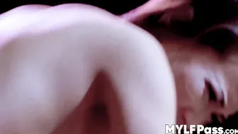 Big natural tits brunette MILF Kalina Ryu missionary fucked