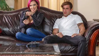 Putting Her Feet Up