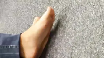 Candid feet and soles