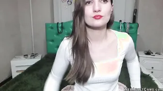 Small tits Ukrainian amateur posing on webcam