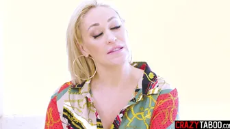 Stuck MILF used by horny big tits blonde