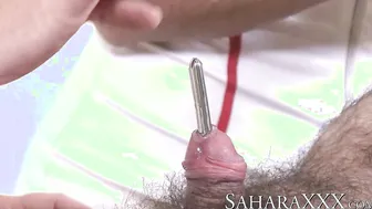 Goddess Sahara Knite anal fisted her man slave