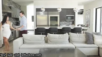 cumshot  horny gf filled up with cum after work party