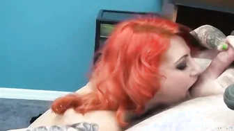 Scarlet Swallows A Hard Cock - Scarlet Swallows A Hard Cock