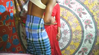 For the first time new sari Wearinghad screwed i my