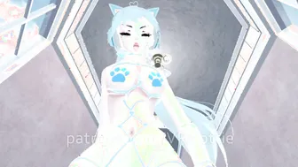Blue Haired Cat Rope Bdsm Headphones White Thicc Thighs Face Sits Rides
