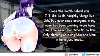 Pervy bimbos Sits on you inside the Library [AUDIO]