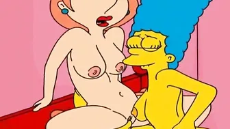Griffins and Simpsons cheating moms
