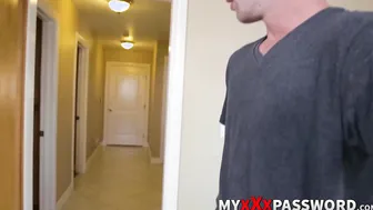 My sisters bf enters my room waiting to get suck by me