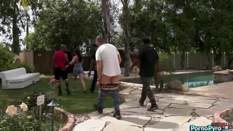 Whitney Wright's Interracial Orgy - Group Sex Party