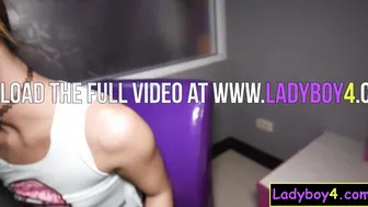Asian ladyboy puppet blowjob and anal