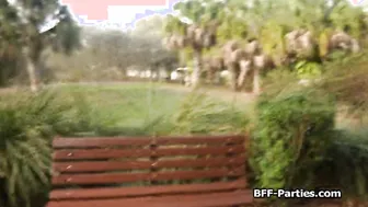 Runner pussies stacked and fucked in foursome