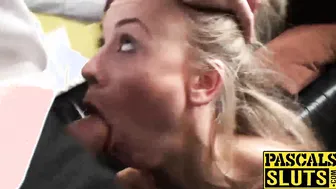 Natural beauty Carmel Anderson enjoys a rough hard pounding