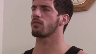 Robert Axel takes Lance Hards big uncut dick into his mouth