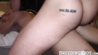 Fast porn video – Doggy style from an inked hunk makes them cum hard