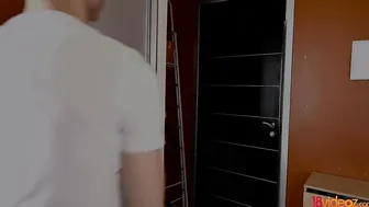 Eager teeny takes big fat cock