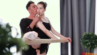 Hot ballerina dance studio sex