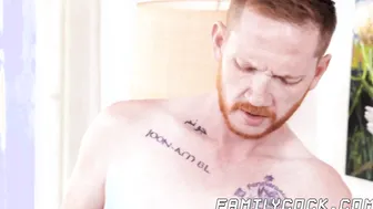 Dakota Lovell barebacked by redhead stepdad Brody Kayman