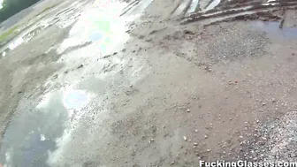 Fucked on a construction site