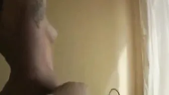 Cash on juicy tits