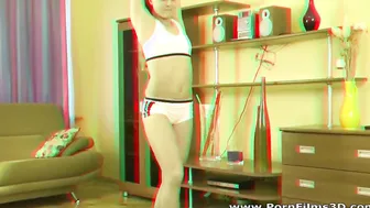 Explicit dildo gymnastics