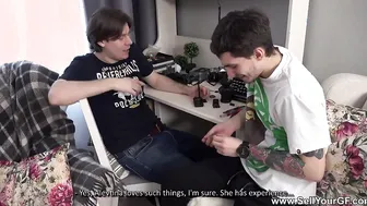 Shameless fuck in front of bf