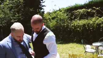 Bearded hunk Bruno Max gets kinky rimming from businessman
