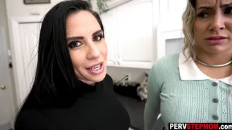 Jealous stepmom must share stepsons dick