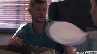 Mature stepmom finds comfort in stepson