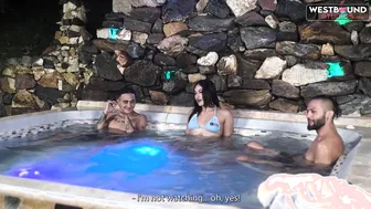 Naughty XXX Threesome in the Jacuzzi with  Hendricks