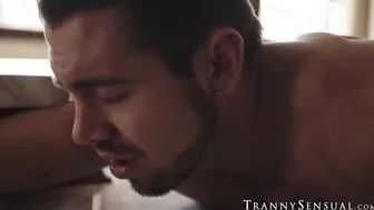 Tbabe Korra Del Rio drills hunk doggystyle after blowjob
